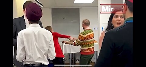 Newly revealed footage exposes UK CCHQ personnel partying, dancing, and mocking Covid lockdown