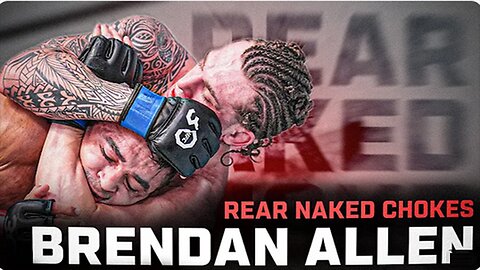 RNC Specialist 💪 | Watch All of Brendan Allen's UFC Rear Naked Choke Submissions | UFC Vegas 90