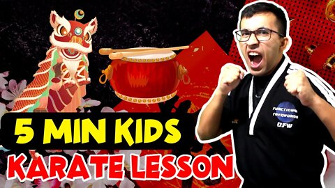 Lunar New Year For Kids 2021 | 5 Minute Martial Art Kicking Lesson! | Dojo Go (Week 20)