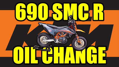 KTM 690 SMC R Oil Change with Filters and Screens 2012-2021