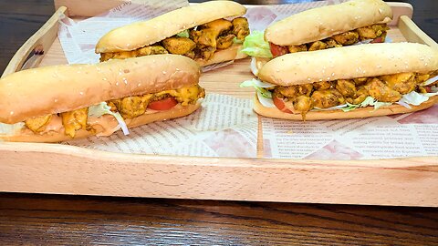 Chicken SUBWAY Sandwich Recipe | How To Make Subway Sandwich at Home