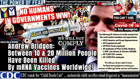 Andrew Bridgen: Between 10 & 20 Million People Have Been Killed By mRNA Vaccines Worldwide!