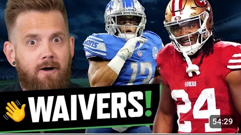 Week 7 Waivers & Streamers + Quge Disappointment! | Fantasy Football 202...