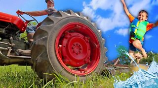 New TRACTOR Reveal 🚜 first person tractor POV!