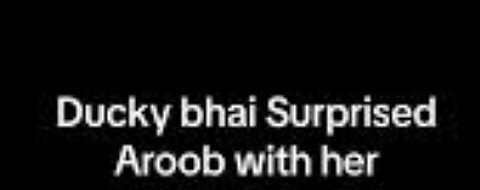 Ducky bhai surprise his wife with