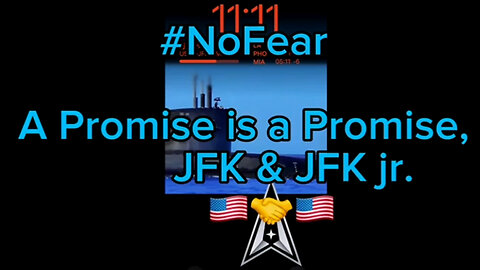 JFK Pascal Najadi: #NOFEAR A Promise is a Promise. JFK & JFK Jr.