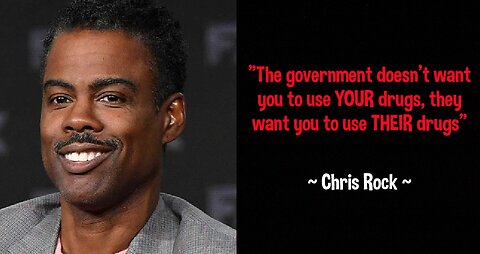 😎🎯💲 Comedian Chris Rock Rants About Doctors and the Big Pharma Drugs Scam ~ Hilarious!