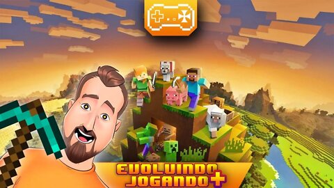 ⛏️ MINECRAFT (AO VIVO) #1 | EVOLUINDO + JOGANDO