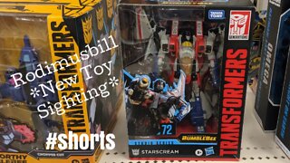 Studio Series 72 Starscream Transformers Bumblebee Figure *Rodimusbill New Toy Sighting* #shorts