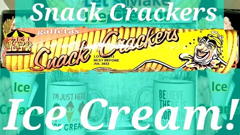 Ice Cream Making Snack Crackers
