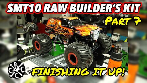 Axial SMT10 Raw Builders Kit Part 7: Final steps and How To Mount Body Using Velcro