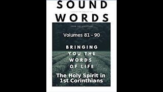 Sound Words, The Holy Spirit in 1st Corinthians