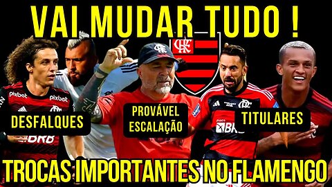 VAI MUDAR TUDO! SAMPAOLI FARÁ NOVO ESQUEMA TÁTICO NO FLAMENGO NOTÍCIA DO FLAMENGO HOJE