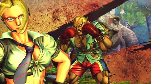 Street Fighter X Tekken: Balrog (Swap Costume) & Nina vs Heihachi & Xiaoyu - 1440p No Commentary