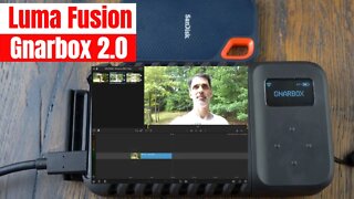Luma Fusion 2 with Gnarbox 2 on ios - Edit on the Go