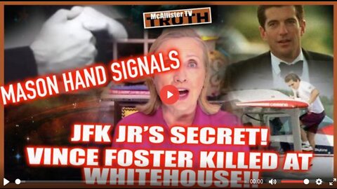 JFK JR'S SECRET! FBI CRASH REPORT! SHERMAN SKOLNICK! BILL CLINTON AND RED CHINESE! FREEMASON HANDS!