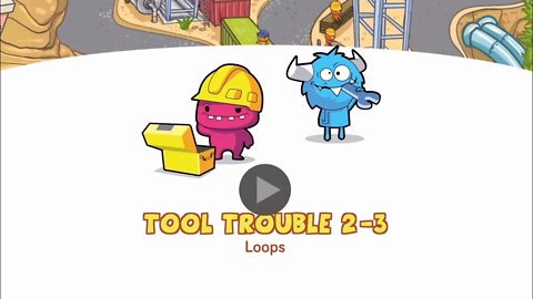 Puzzles Level 2-3 \| CodeSpark Academy learn Loops in Tool Trouble | Gameplay Tutorials