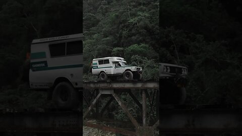 One more sketchy bridge for the books. #toyota #adventure #sketchy #offroad #landcruiser #4x4chinook
