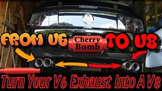 Convert Your V6 Exhaust To Sound Like A V8 With The Cherry Bomb GlassPacks