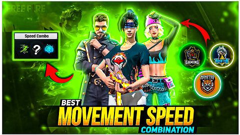 Best Character Skill Combination For Movement Speed In Free Fire👽|Best Character Skill For Movement