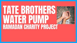 Tate Brothers Donate To Water Pump Project In Ramadan