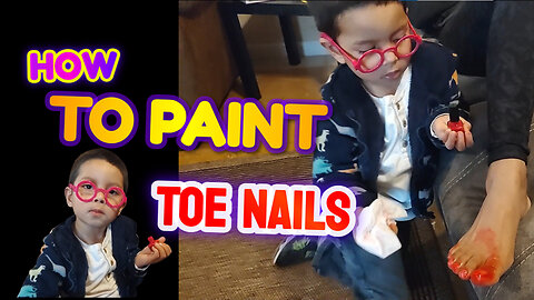 HOW TO PAINT TOE NAILS