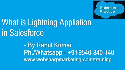 What is Lightning Application in Salesforce | How to create a Custom Lightning App