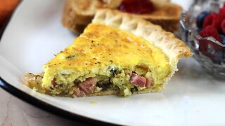 Ham & Asparagus Quiche