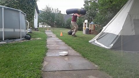 Blue Collar Training - Carrying and Dragging 180 lbs Of Heavy Bag