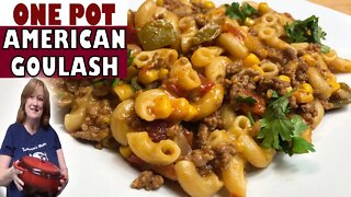 ONE POT AMERICAN GOULASH RECIPE | My Easy Version of Goulash