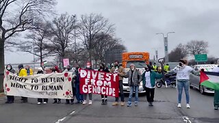 Pro-Gaza "protesters" illegally block multiple roads into JFK Airport, NYC