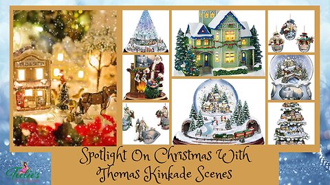 Teelie's Fairy Garden | Spotlight On Christmas With Thomas Kinkade Scenes
