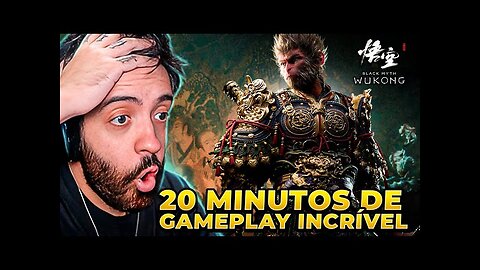 BLACK MYTH WUKONG - 20 MINUTOS DE GAMEPLAY INCRÍVEL!