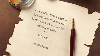 As a Poet I Find Solace In The Rhythm Of Words And Take Pleasure In Crafting My Own Poetry #poet