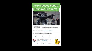 San Francisco proposes the use of robots to curb crime. Is this a joke?