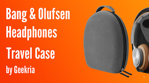 Bang & Olufsen Over-Ear Headphones Travel Case, Hard Shell Headset Carrying Case | Geekria