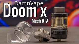 DamnVape Doom X Mesh RTA - Easiest to Wick