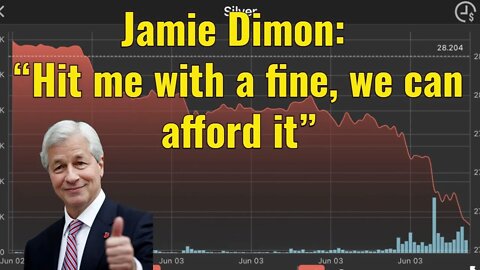 Jamie Dimon: “Hit me with a fine, my bank can afford it”