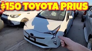 Why Is This Prius Only $150 At Copart? Copart Walk Around & Live Auction