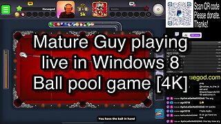 Mature Guy playing live in Windows 8 Ball pool game [4K] 🎱🎱🎱 8 Ball Pool 🎱🎱🎱