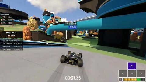 First I take the world record and then I extend it 2/2 - Trackmania