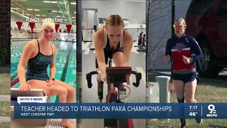 Lakota West teacher heads to Triathlon Para Championships