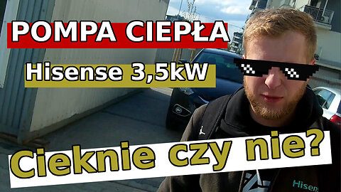 Pompa ciepła, klimatyzator Hisense Energy SE 3,5kW. Ostrołęka, hen hen za Centrum. XD