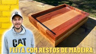 Um Projeto Feito com Restos de MADEIRA.|WOOD remnants - woodworking