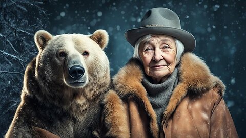 Snow, dance and dangerous granny. Crazy Russian. Part3