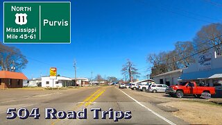 Road Trip #860 - US-11 N - Mississippi Mile 45-61 - Purvis