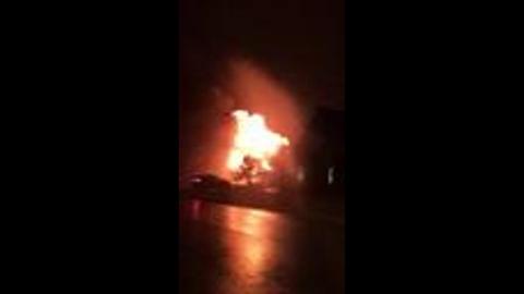 Video Shows Fire At Mt. Juliet House; Possibly Caused By Lightning
