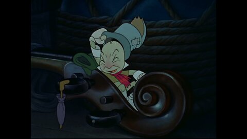 Pinocchio(1940) - The Blue Fairy Fulfills Geppetto's Wish