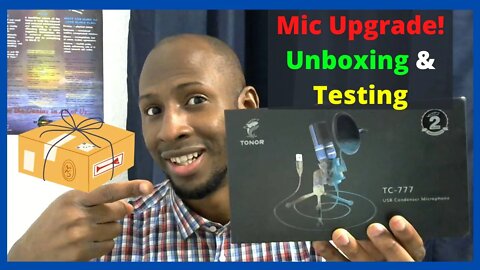 Online Business Equipment Unboxing | Tonor TC-777 Condenser Microphone Review