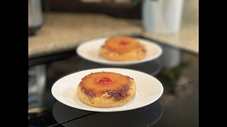 Pineapple Upside-Down Cake For Two